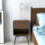 Globe - Table Lamp Opal With Dimmer Switch Inline - Gold / White by Ashcroft Furniture | Bel Furniture