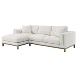 Geneva - Boucle Upholstered Sectional Chaise Sofa - Sand by Coaster Fine Furniture | Bel Furniture