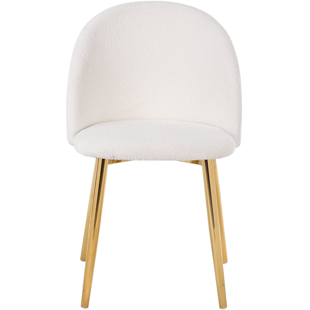 Marion - Mid-Century Modern Dining Chair (Set of 2) - Gold / White by Ashcroft Furniture | Bel Furniture