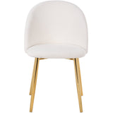 Marion - Mid-Century Modern Dining Chair (Set of 2) - Gold / White by Ashcroft Furniture | Bel Furniture