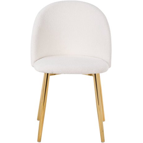 Marion - Mid-Century Modern Dining Chair (Set of 2) - Gold / White by Ashcroft Furniture | Bel Furniture