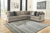 Bovarian - Sectional Beige 3 Pc. Sectional with Left-Arm Facing Loveseat by Signature Design by Ashley® | Bel Furniture
