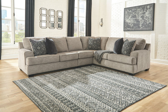 Bovarian - Sectional Beige 3 Pc. Sectional with Left-Arm Facing Loveseat by Signature Design by Ashley® | Bel Furniture