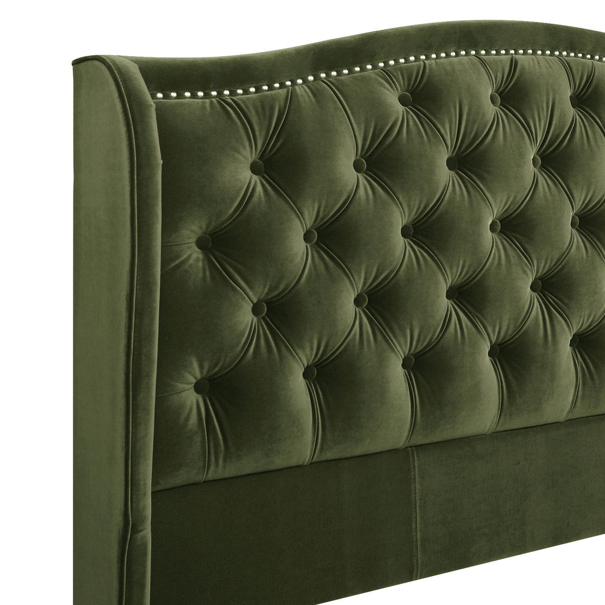 Marcella - Upholstered Shelter Headboard Bed Set