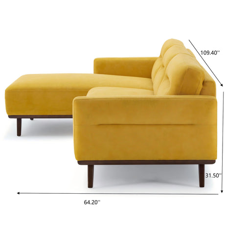 Ella - L-Shaped Sectional Couch - view 4