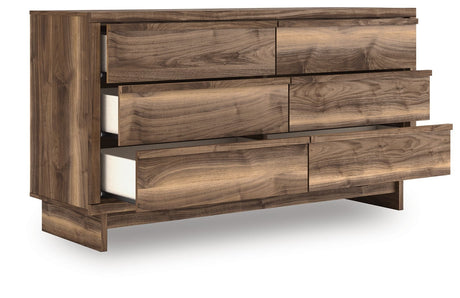 Chirason - Brown - Six Drawer Dresser by Signature Design by Ashley® | Bel Furniture