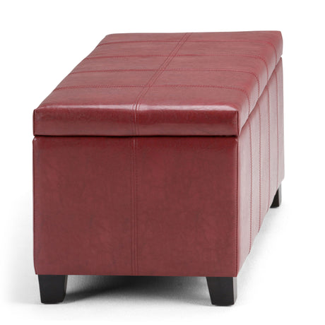 Dover - Upholstered Storage Ottoman Bench - view 12
