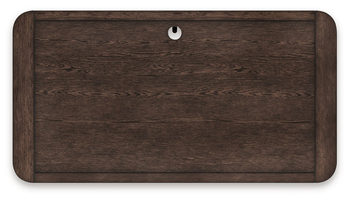 Breckington - Dark Brown - Home Office Desk by Signature Design by Ashley® | Bel Furniture