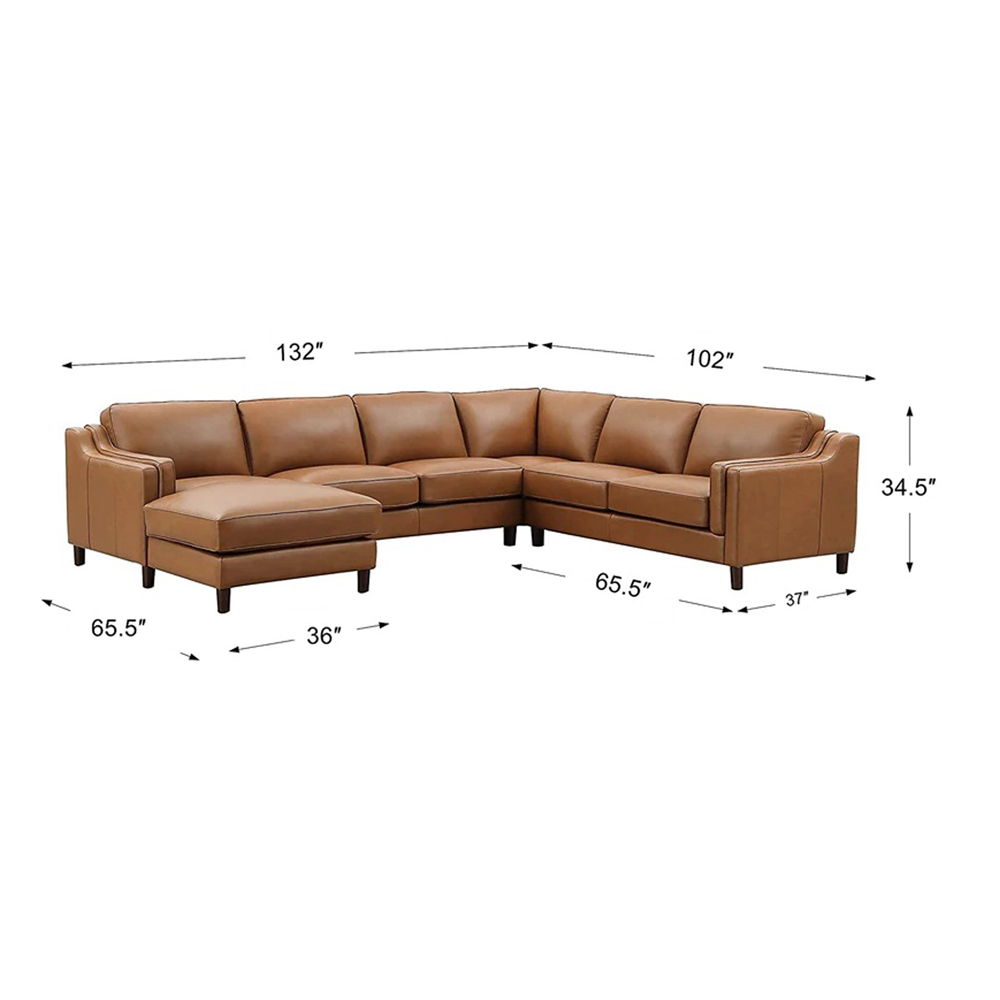 Bella - Leather Sectional