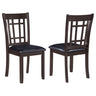 Lavon - Wood Dining Side Chair (Set of 2) Dark Brown by CoasterEveryday | Bel Furniture