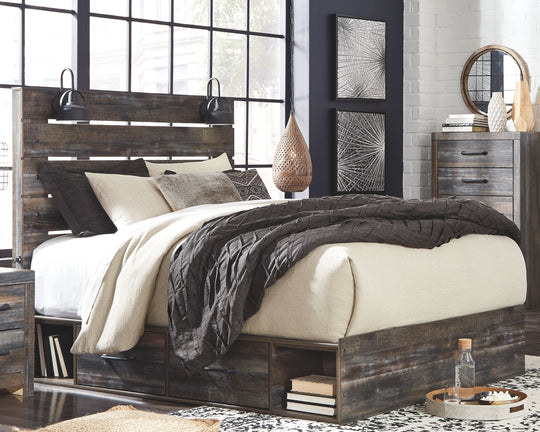 Drystan - Panel Bed Beige Queen by Signature Design by Ashley® | Bel Furniture