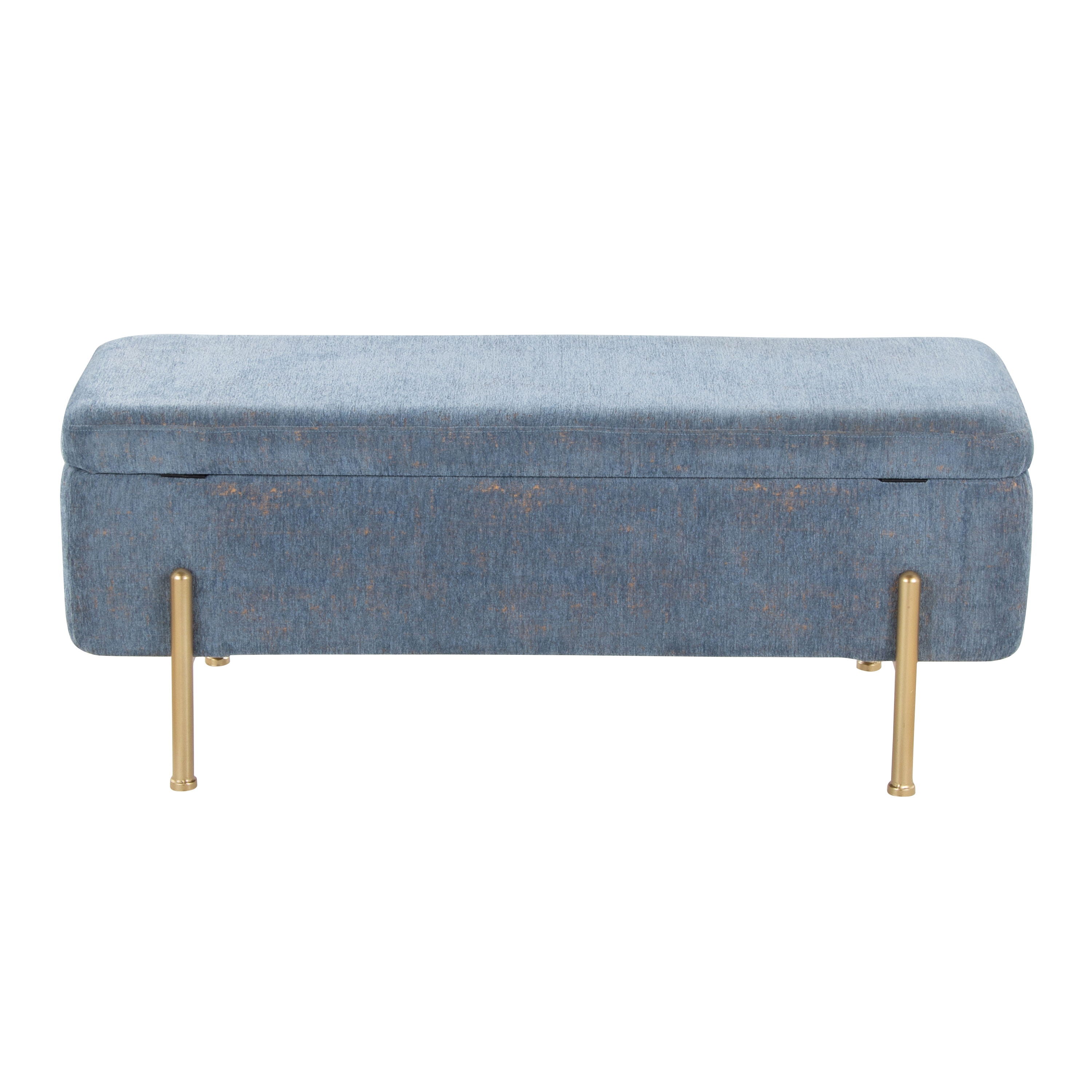 Daniella - Contemporary Bench - Gold / Blue