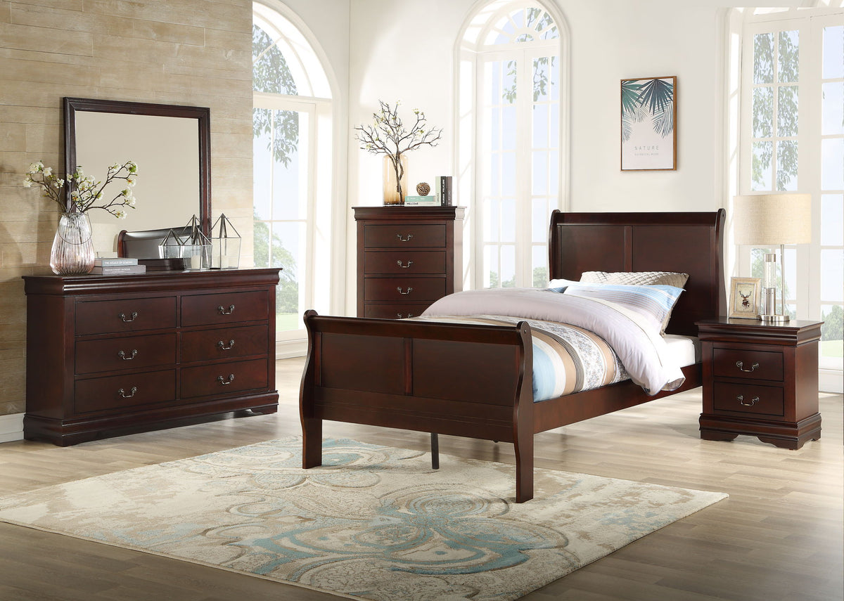 Louis Philip - Bedroom Set Dark Brown by Crown Mark | Bel Furniture