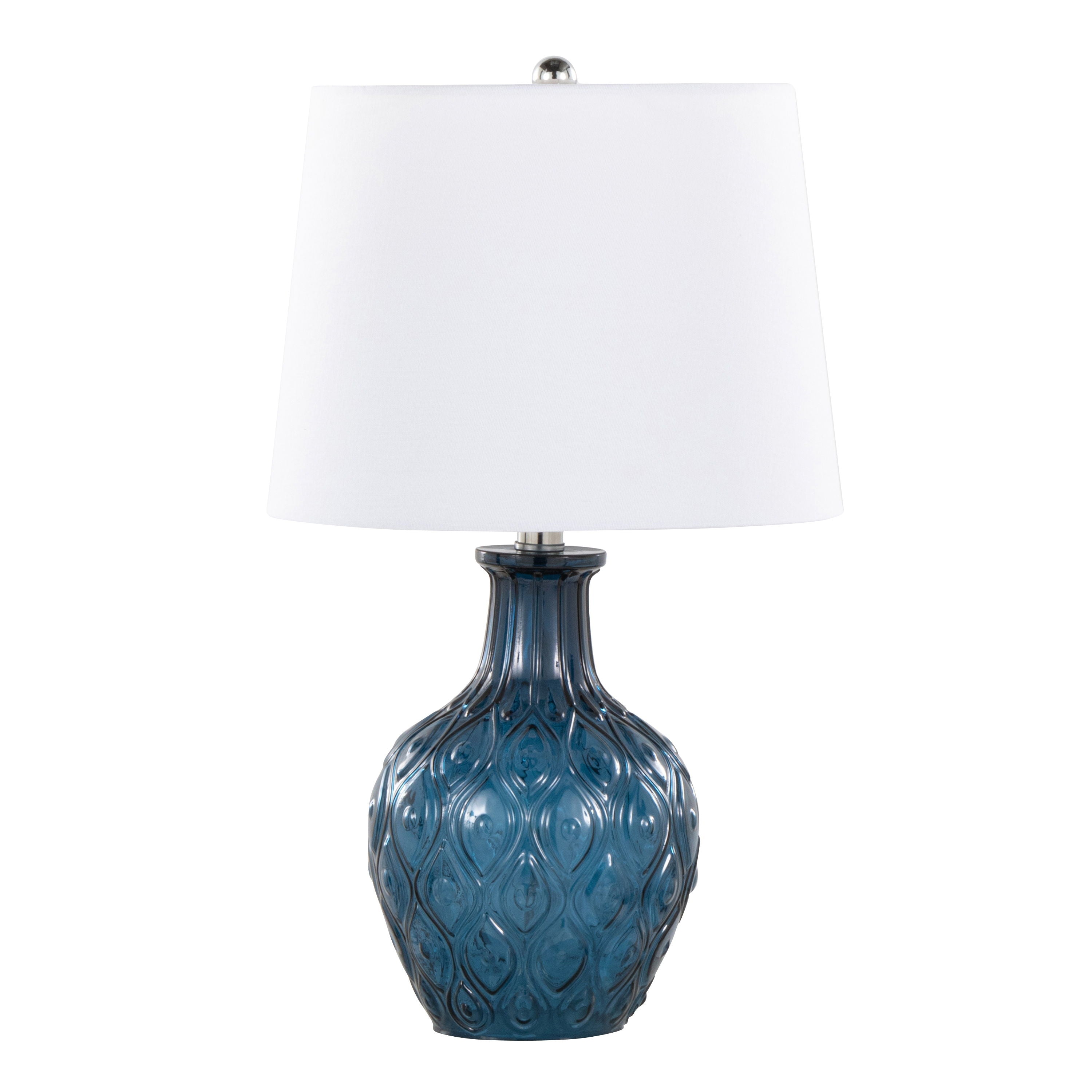 Gloria - Round Contemporary Lamp (Set of 2)