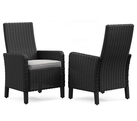 Beachcroft - Arm Chair (Set of 2) Black by Signature Design by Ashley® | Bel Furniture