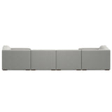 Rex - U-Shaped Sectional Sofa - Gray