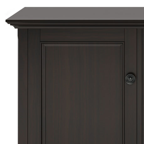 Amherst - Wide 3 Door Storage Cabinet - Hickory Brown by Simpli-Home | Bel Furniture