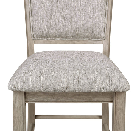 Fulton - Counter Height Chair (Set of 2) - White Oak by Crown Mark | Bel Furniture