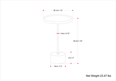 Becker - Side Table - Natural by Simpli-Home | Bel Furniture