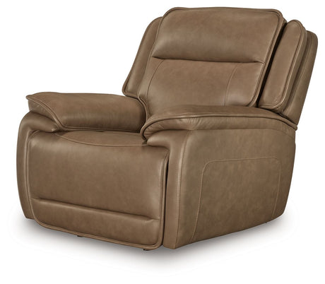 Glencroft - Power Recliner / Adjustable Headrest - Sahara - view 3