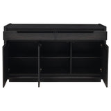 Leandro - 2-Drawer Dining Sideboard Server - Burnished Black