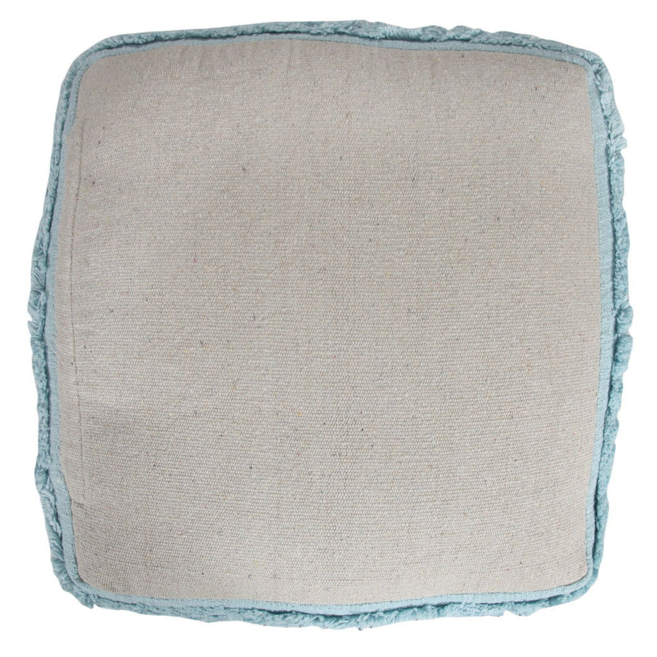 Cotton Ottoman - Light Blue