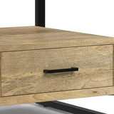 Riverside - Bedside Table - Natural by Simpli-Home | Bel Furniture