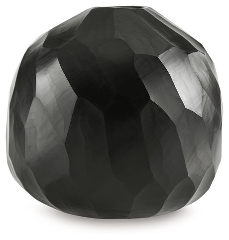 Ryanford - Vase Black 7''W x 7''D x 7''H by Signature Design by Ashley® | Bel Furniture