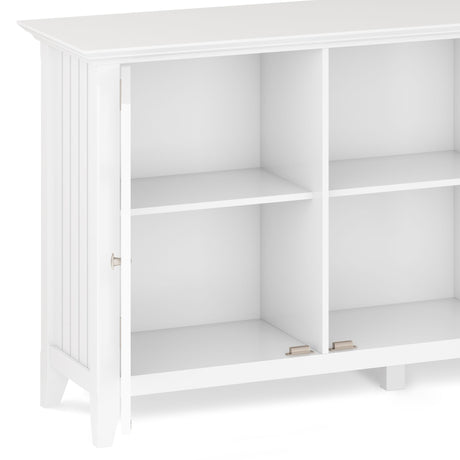 Acadian - Wide Storage Cabinet Handcrafted by Simpli-Home | Bel Furniture
