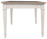 Skempton - White - RECT DRM Table w/Storage by Signature Design by Ashley® | Bel Furniture