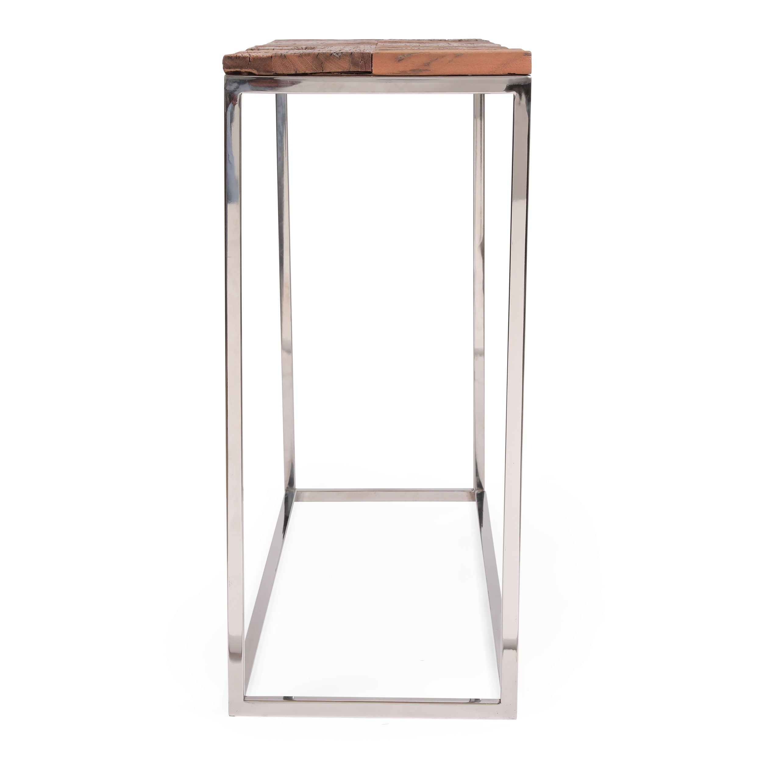 Console Table - Brown / Silver