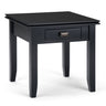 Artisan - Handcrafted End Table Black by Simpli-Home | Bel Furniture