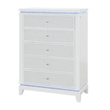 Adalid - Chest With LED Lighting - White