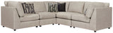 Kellway - Sectional Beige 5 Pc. Armless Chairs Corner Sectional by Signature Design by Ashley® | Bel Furniture