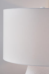 Dashland - Metal Table Lamp - White / Navy