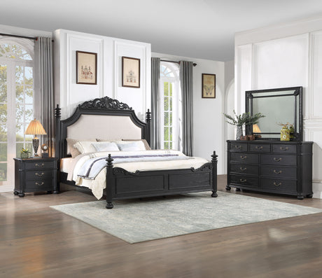 Kingsbury - Bedroom Set Black King by Crown Mark | Bel Furniture