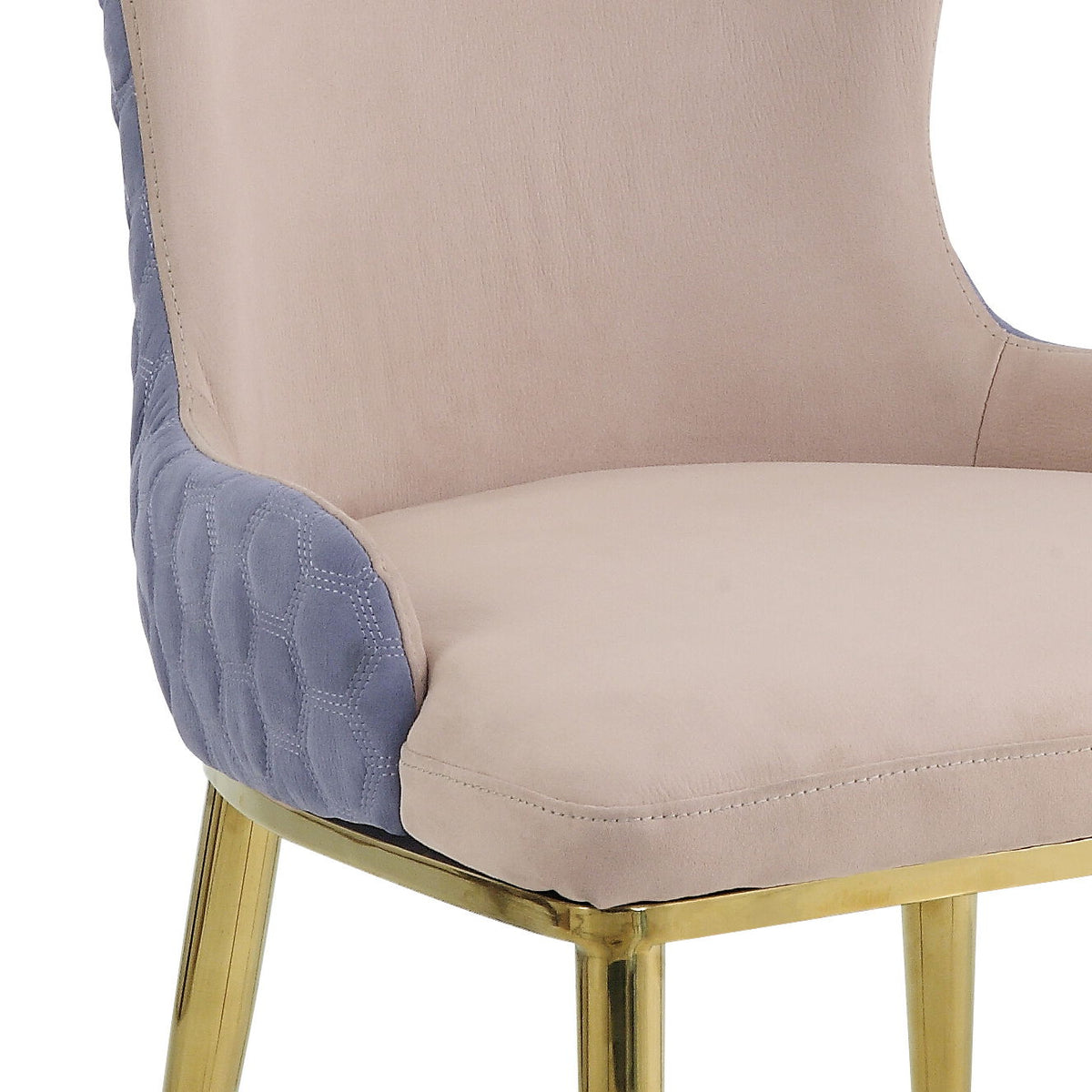 Caolan Lavender - Side Chair (Set of 2) - Tan / Gold by Urban Nest | Bel Furniture