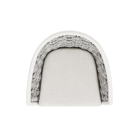 Rowan - Rope Barrel Low Back Patio Counter Stool (Set of 2) - Optic White by Jennifer Taylor Home | Bel Furniture