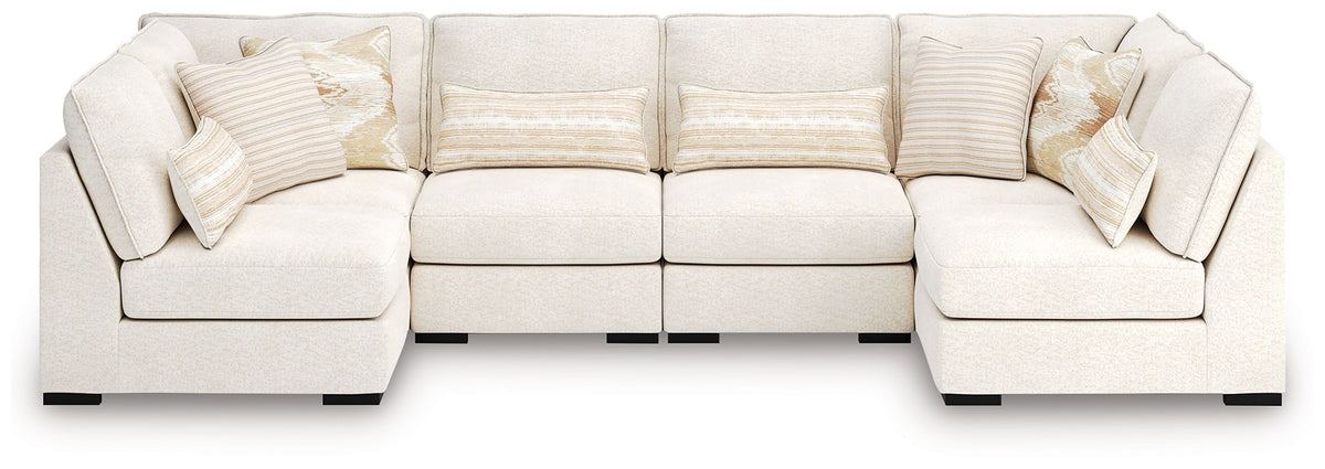 Donelson Creek - Sectional White 6 Pc. Sectional by Benchcraft® | Bel Furniture