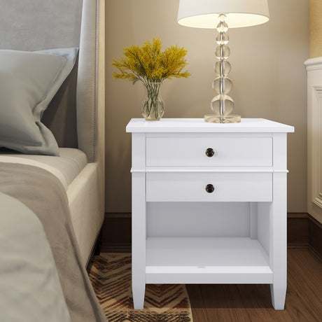 Carlton - Bedside Table, Handcrafted by Simpli-Home | Bel Furniture