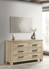 Oakglen - 6-Drawer Bedroom Dresser by Coaster Fine Furniture | Bel Furniture