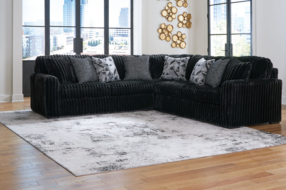 Midnight-Madness - Sectional by Signature Design by Ashley® | Bel Furniture