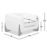 Alpine - Sherpa Arm Chair by Jennifer Taylor Home | Bel Furniture