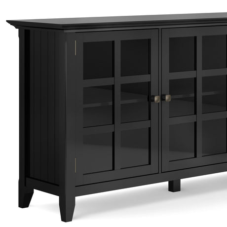 Acadian - Wide Storage Cabinet Handcrafted by Simpli-Home | Bel Furniture