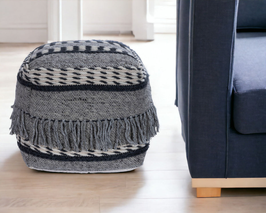 Pouf Ottoman - Gray