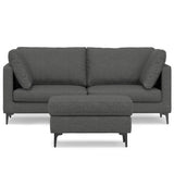 Ava - Mid Century Sofa With Ottoman Set by Simpli-Home | Bel Furniture