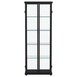 Aero - 5-Shelf Display Curio Cabinet With Led Lighting by Coaster Fine Furniture | Bel Furniture