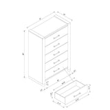 Sarai - Chest With Spacious Drawers - Brown