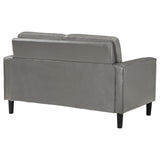 Ruth - Upholstered Track Arm Loveseat by Coaster Fine Furniture | Bel Furniture