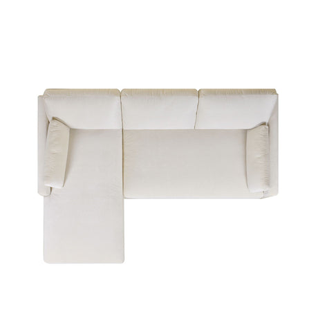 Knox - Modern Farmhouse Reversible Chaise Sectional Sofa by Jennifer Taylor Home | Bel Furniture